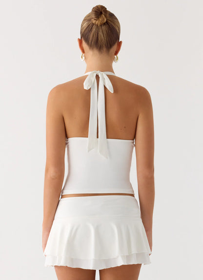 Illuminate Mini Skort - White