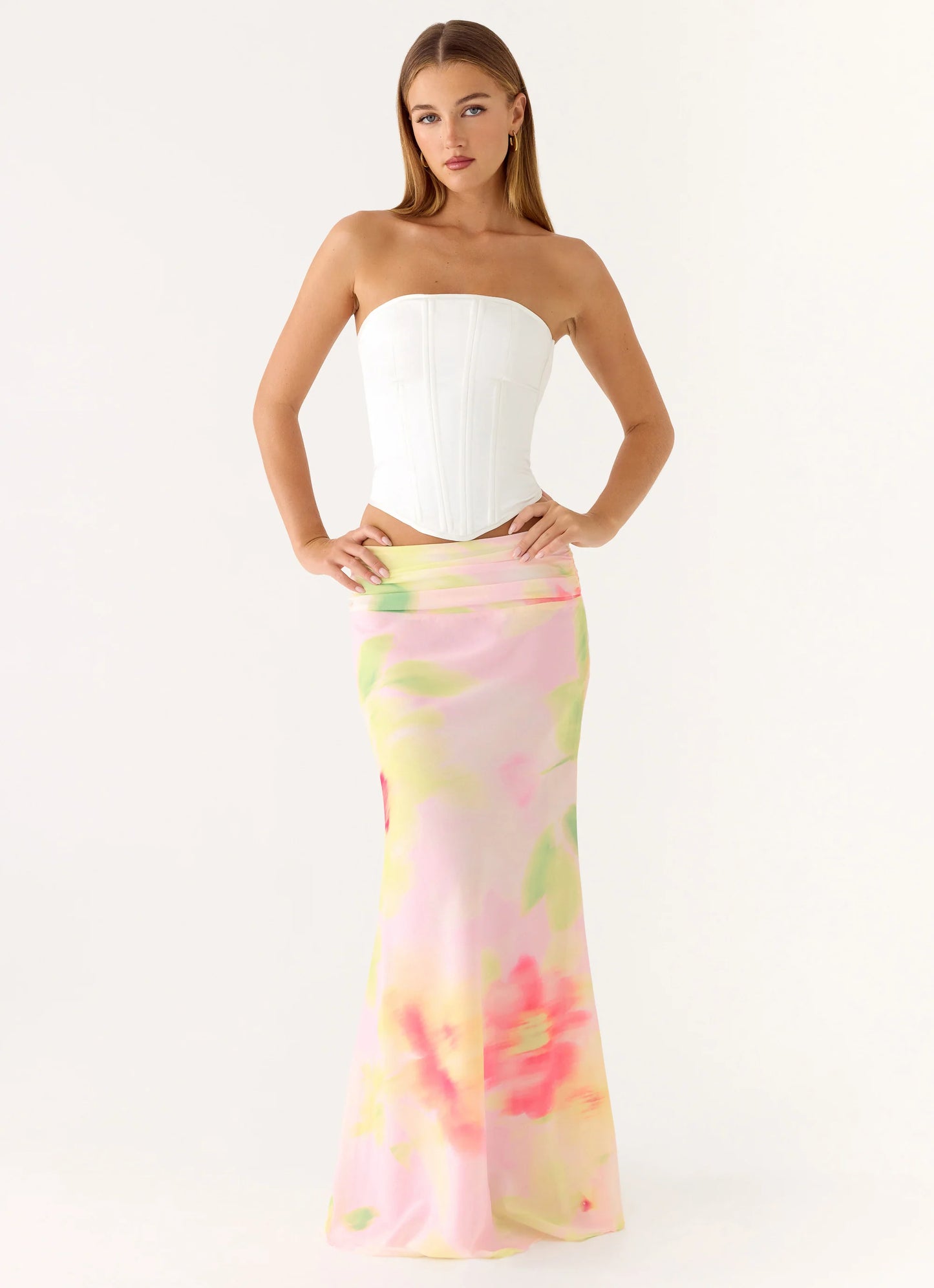 Sinnie Maxi Skirt - Floral Romance
