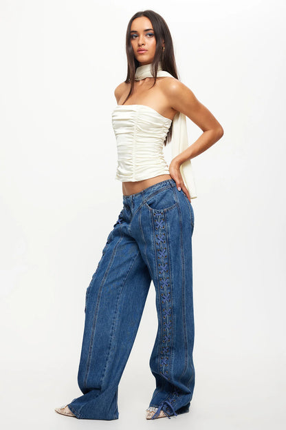 LIONESS Island Bodice Cornsilk