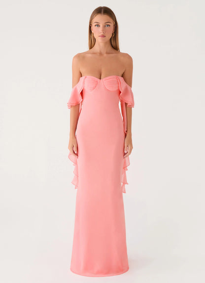 Maliyah Maxi Dress - Peach