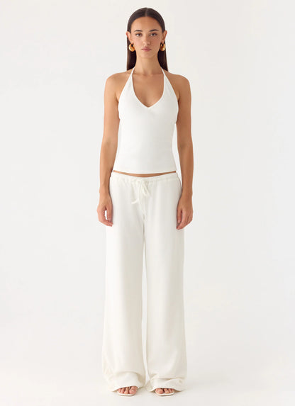 Henry Low Rise Pant - Ivory
