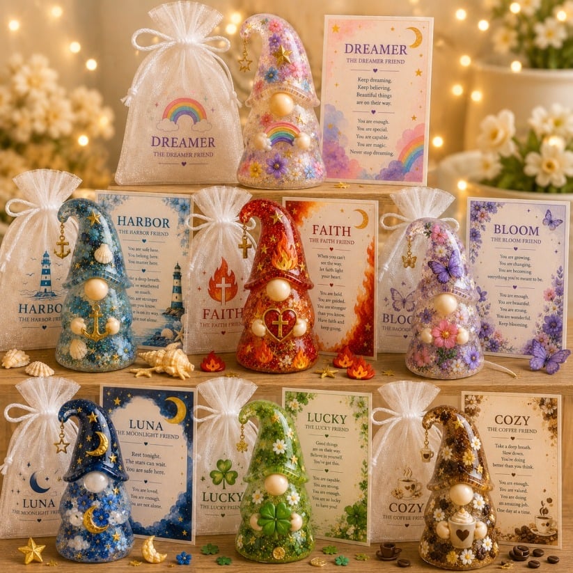 🎁🌟 Emotional Support Gnome Collection