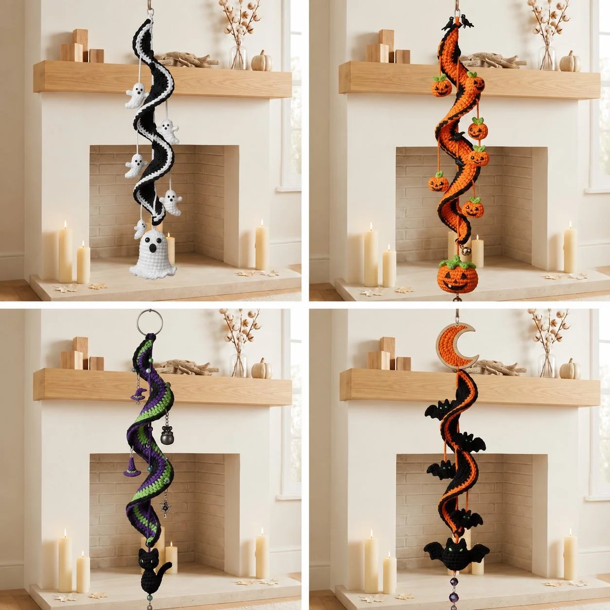 🎃Enchanted Halloween Crochet Spiral DIY Kit