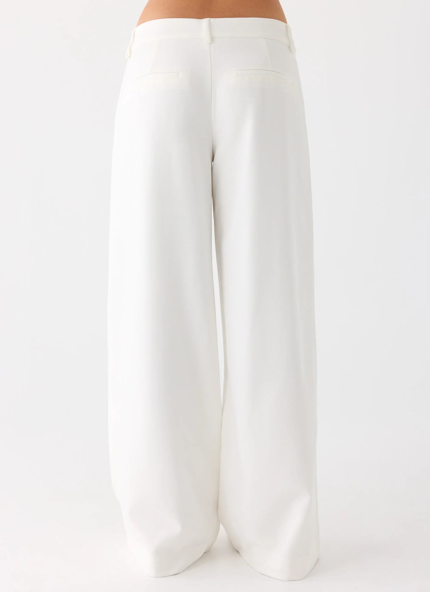 Samuel Low Rise Suiting Pants - White