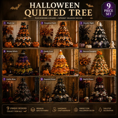 🎃 DIY Halloween Quilted Fabric Tree Kit