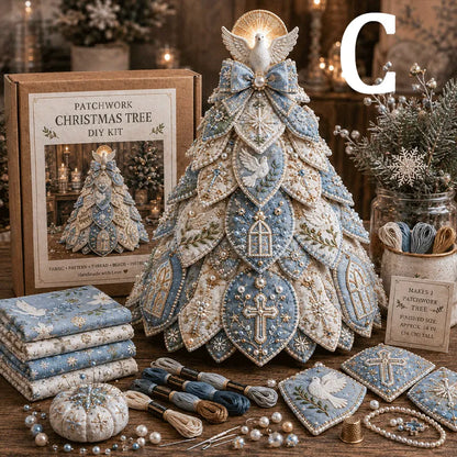 ✝️Religious-Themed Beaded & Quilted Christmas Tree DIY Kit