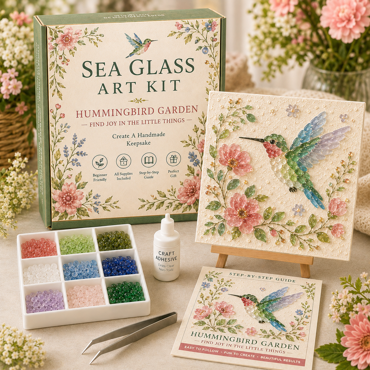 Bloom & Garden Sea Glass Art Kit Collection 🌸
