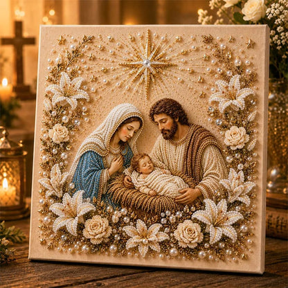 🔥 Last Day 75% OFF – ✝️ DIY Jesus Pearl Art Kit | 3D Pearl-Style Christian Artwork for Prayer Corners & Faith Gifts (📦Buy 3 Free Shipping)