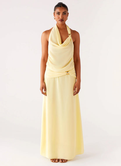Anuhea Cowl Top - Yellow