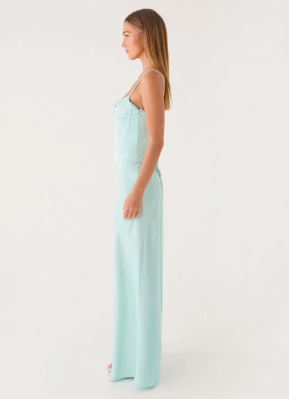 Merritt Maxi Dress - Aqua