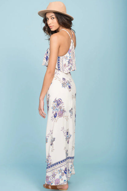 Monday cutout Maxi Dress Purple