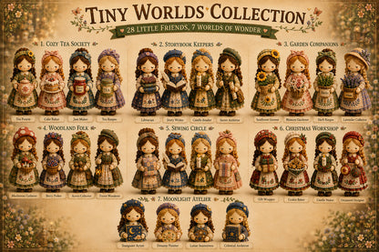 🎁🧵 Tiny Worlds Collection – Patchwork DIY Kit Series