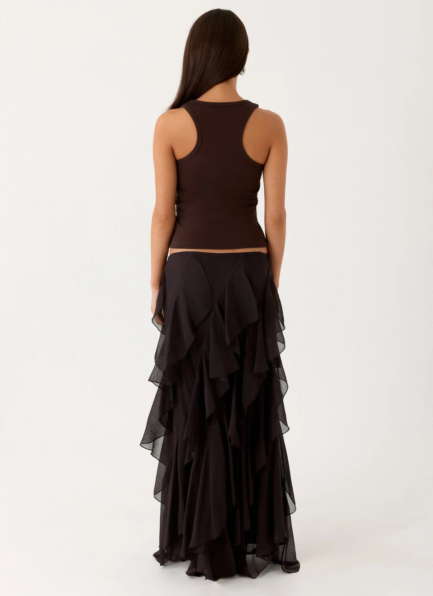 Silvanna Maxi Skirt - Chocolate
