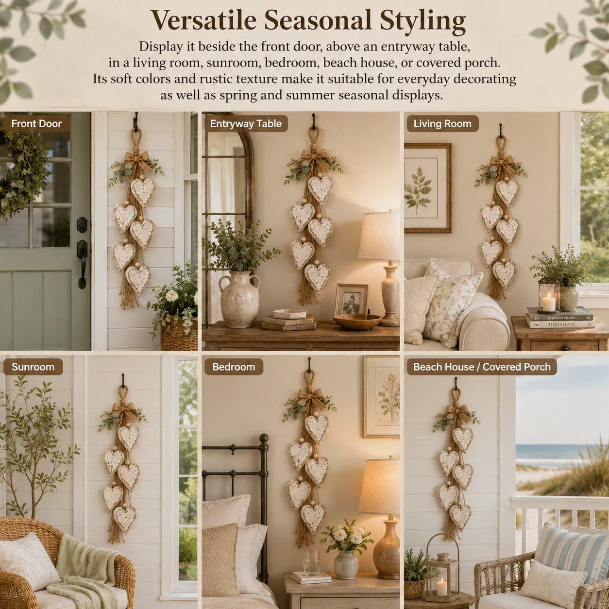 🤎Hanging Heart Wall Decor