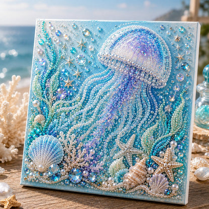 The Perfect Ocean Lover Gift Ocean Theme Pearl Art DIY Kit