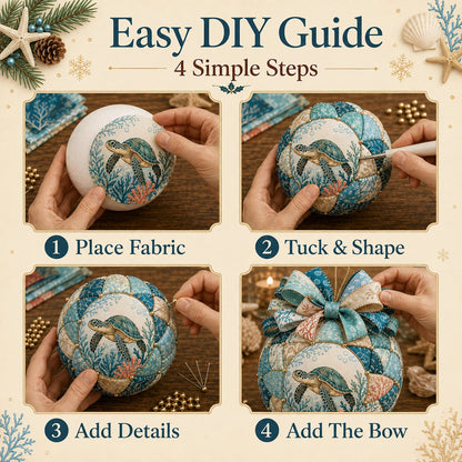 🌊Ocean Treasures Patchwork Ornament DIY Kit