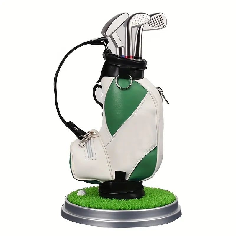 Golf Pen Holder with 3 Pens ⛳️ Stylish Desk Organizer Perfect Office Gift 🎁