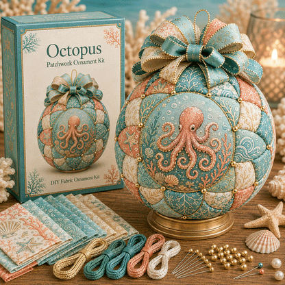🌊Ocean Treasures Patchwork Ornament DIY Kit