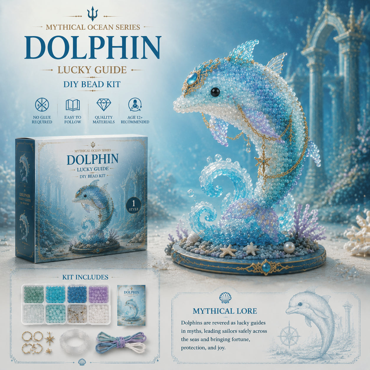 🔥Last Day: 50% Off 🌊 Mythical Ocean DIY Bead Kit