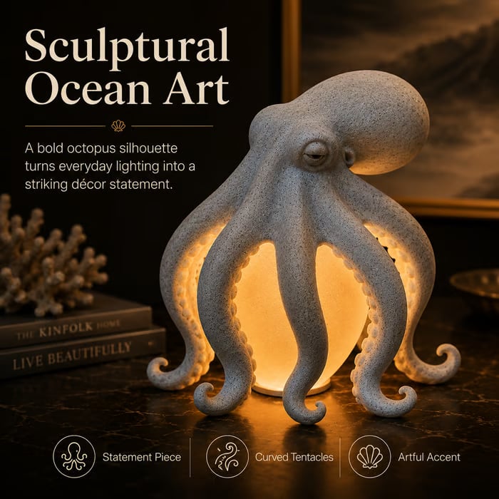 🐙Octopus Ocean Decor Table Lamp