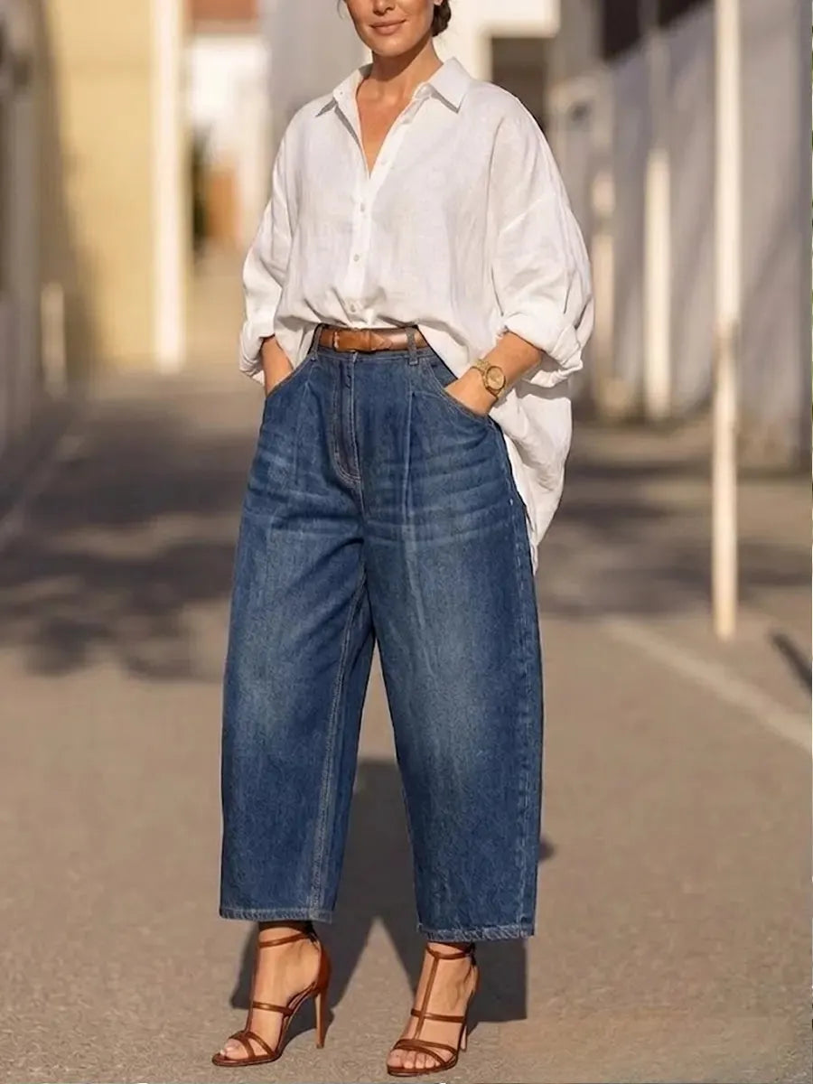 Women's Casual Design Cotton Jeans