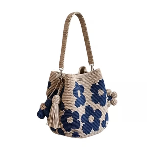 Handmade Floral Crochet Tote Bag – A Little Bag Made With Love