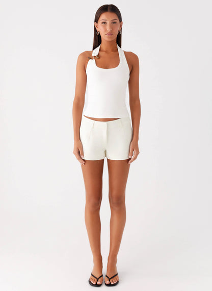 Oslo Mini Shorts - Ivory