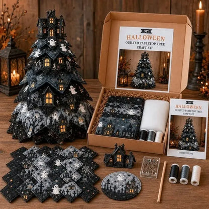 🎃 DIY Halloween Quilted Fabric Tree Kit