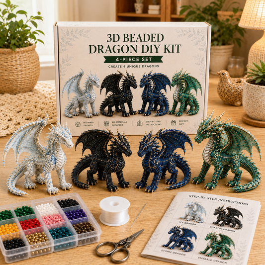 Mythic Dragon Realms 3D Beaded Dragon DIY Kit