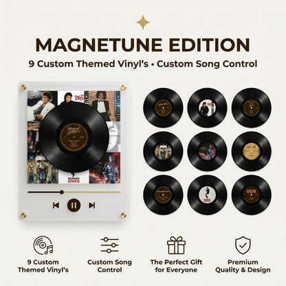 ⏳Last Chance to Save • Limited Inventory!🎵 Iconic Pop Star NFC Fridge Magnet Music Player | Retro Vinyl Style Decor