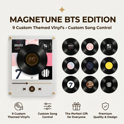 ⏳Last Chance to Save • Limited Inventory!🎵 Iconic Pop Star NFC Fridge Magnet Music Player | Retro Vinyl Style Decor