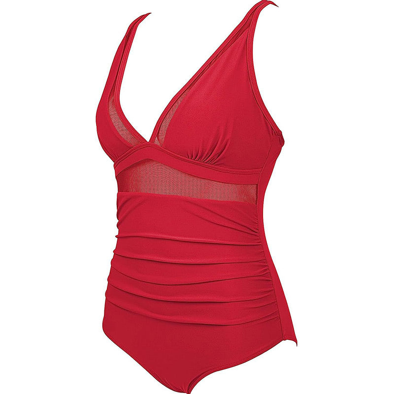 😍🌷 Meet Summer 50% OFF🏝️Mesh Tummy Control Swimsuit