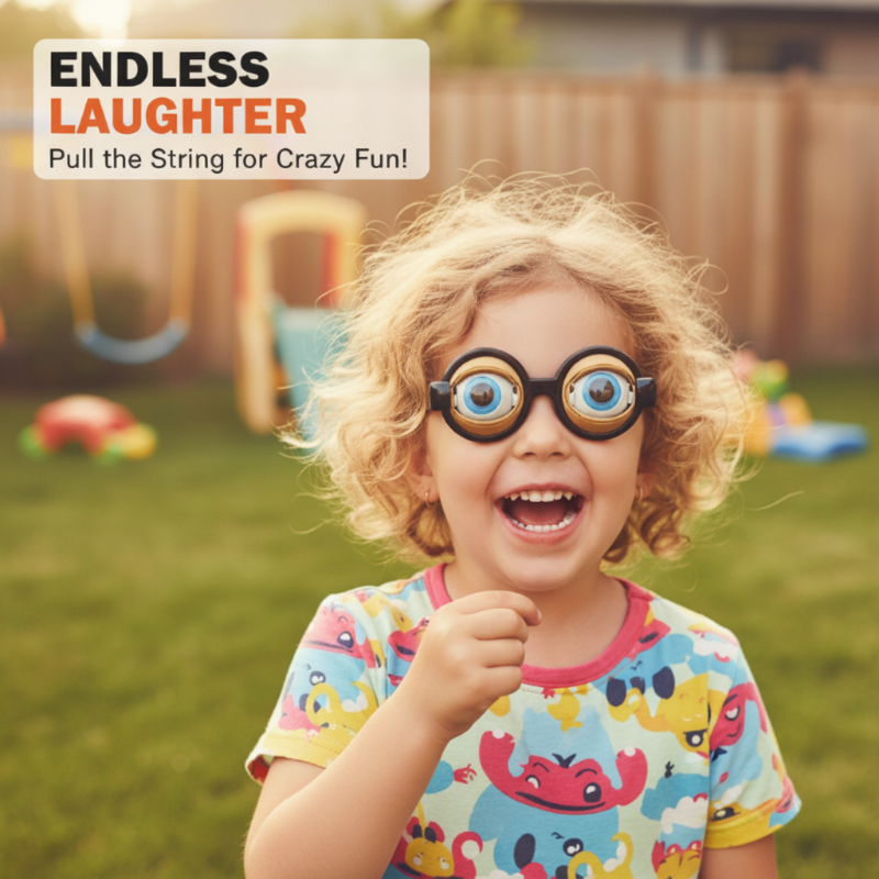 🏆Flash Sale💥Funny Glasses with Winking Eye Mechanism