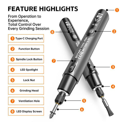 🛠️39-Piece USB Electric Grinding & Polishing Tool Set