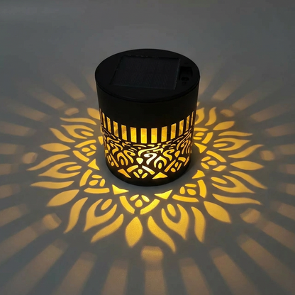 🔥Solar Mandala Light – Stunning Pattern Projection, IP65 Waterproof Auto On/Off 🌿