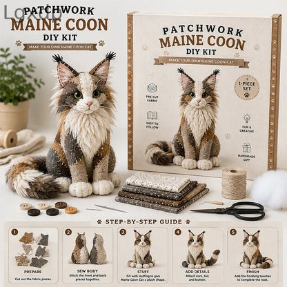 🧵DIY Patchwork Gnome Kit – Create Your Own Adorable Gnome 🧙‍♂️