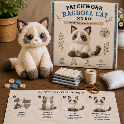 🧵DIY Patchwork Gnome Kit – Create Your Own Adorable Gnome 🧙‍♂️
